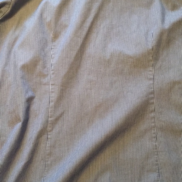 EUC Worthington blue and white pinstripe blouse - Picture 7 of 13